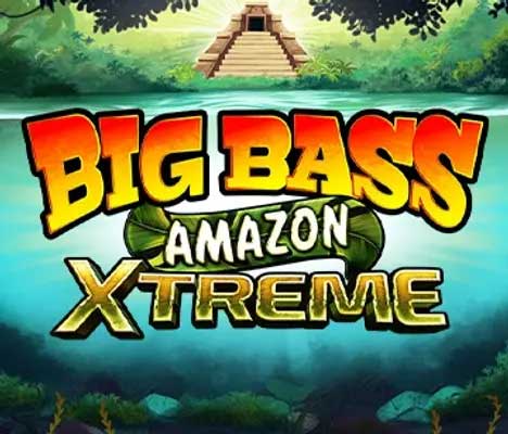 Big Bass Amazon Xtreme : A sign displaying the text BIG BASS AMAZON XTREME with a building visible in the background.